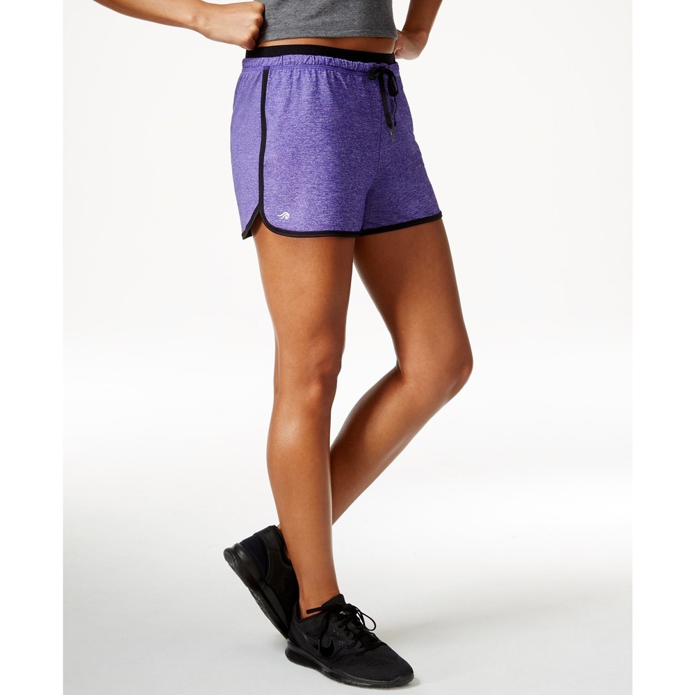 Ideology Womens Activewear Training Shorts Size:Small,Blazing Purple